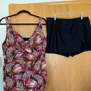 Plus size Tankini set. Sz 22